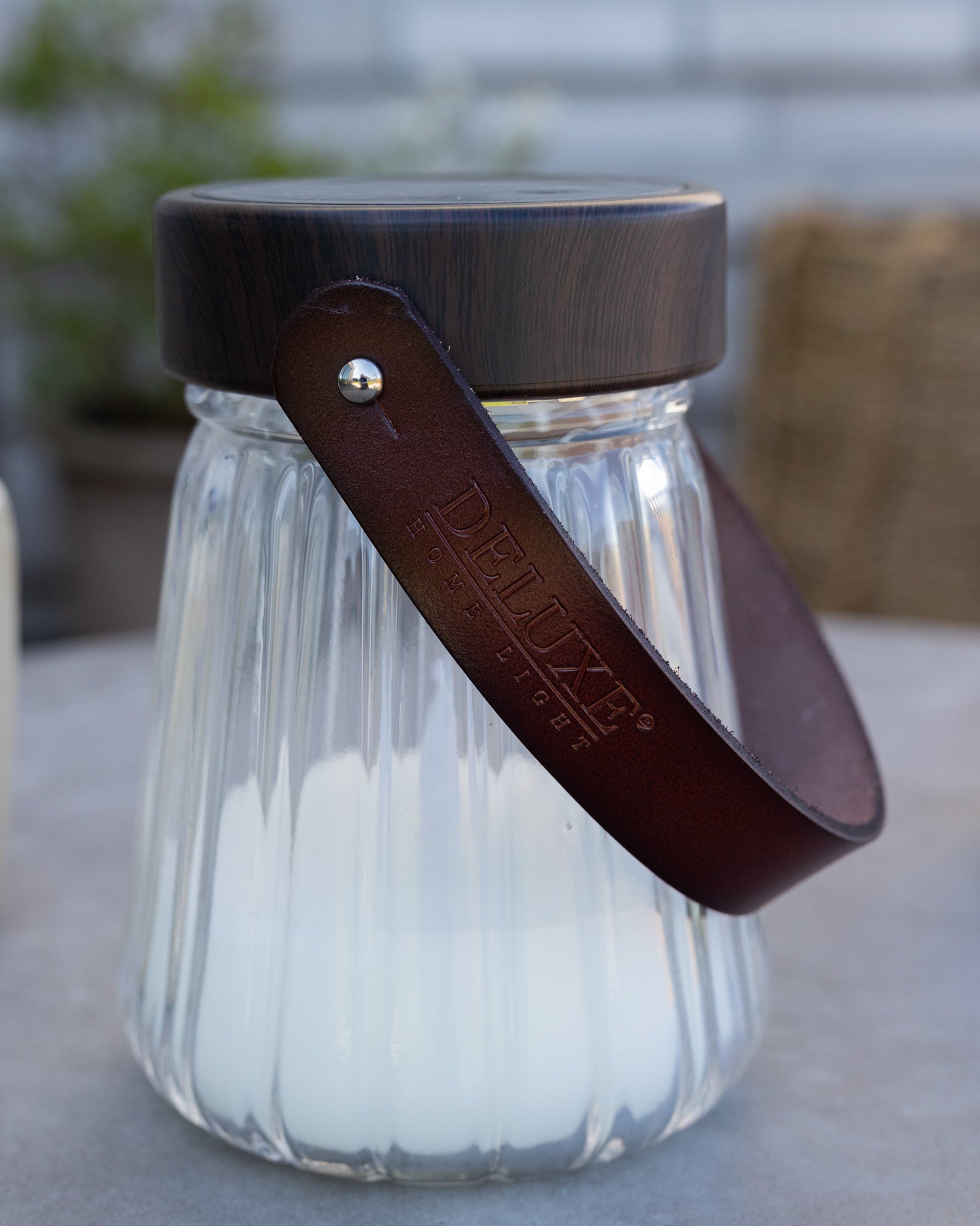 Deluxe Homeart LED skleněná lucerna 13cm LED lucerny 3