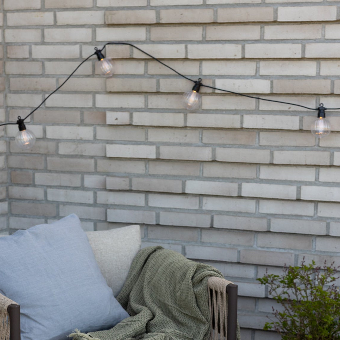 Deluxe Homeart Exkluzív csíkos világítólánc Ø6 indítókészlet Világítólánc 3