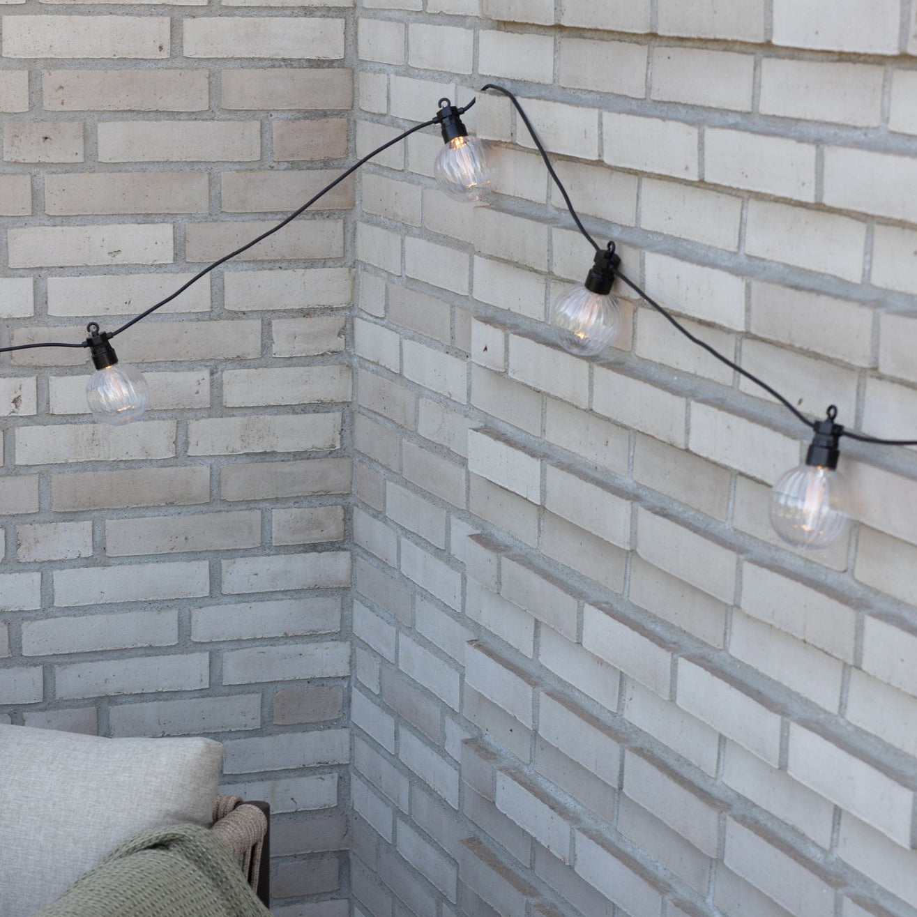 Deluxe Homeart Exkluzív csíkos világítólánc Ø6 indítókészlet Könnyűlánc 2