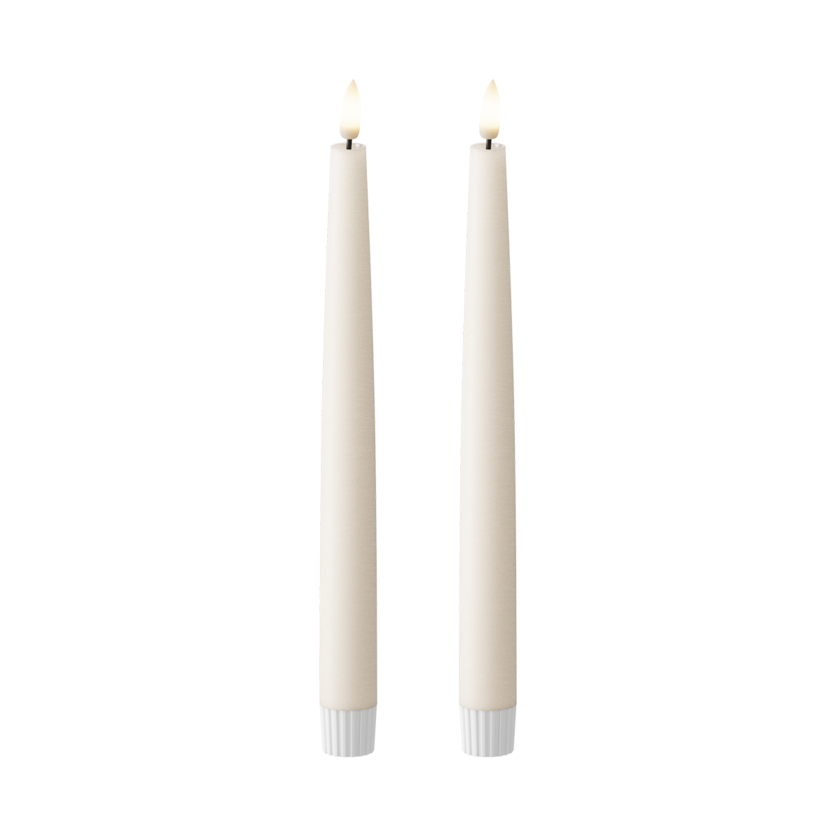 LED Crown valgusti 2 tk, Ø 2,2 x 25 cm Ivory