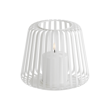 LED lucerna Ø 20 x 17 cm Bílá