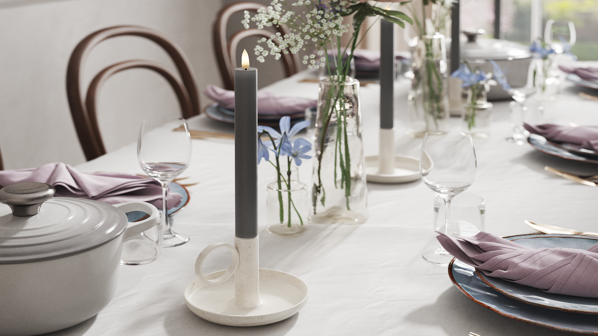 Naturlig tro LED Kronelys med Wetlook ™ Design