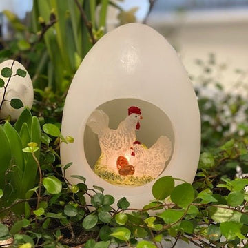 Lihavõttemuna avatud Valge Deluxe Homeart 1