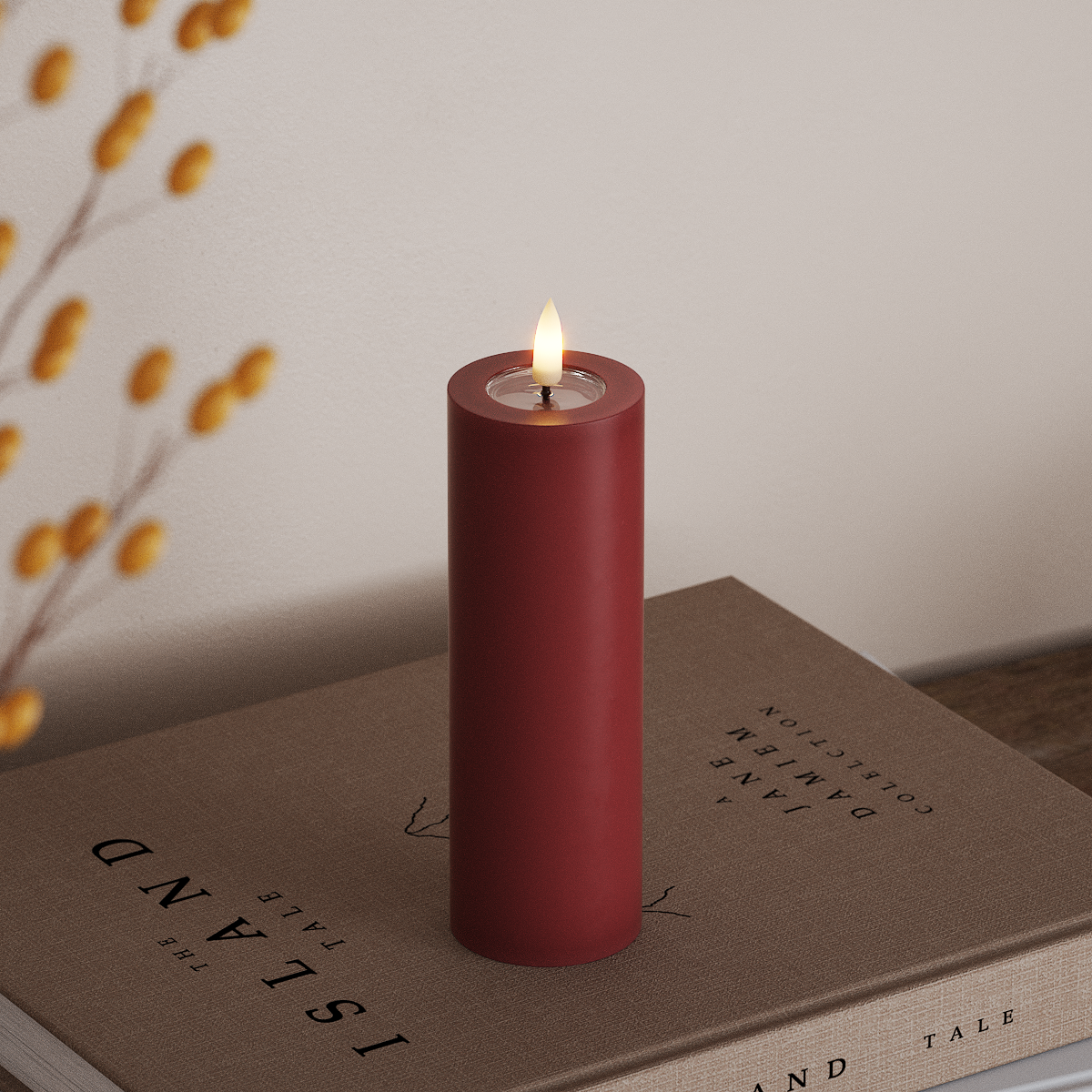 Deluxe Homeart LED plokkvalgusti Ø 5 x 15 cm Bordoo LED-ploki tuli 3