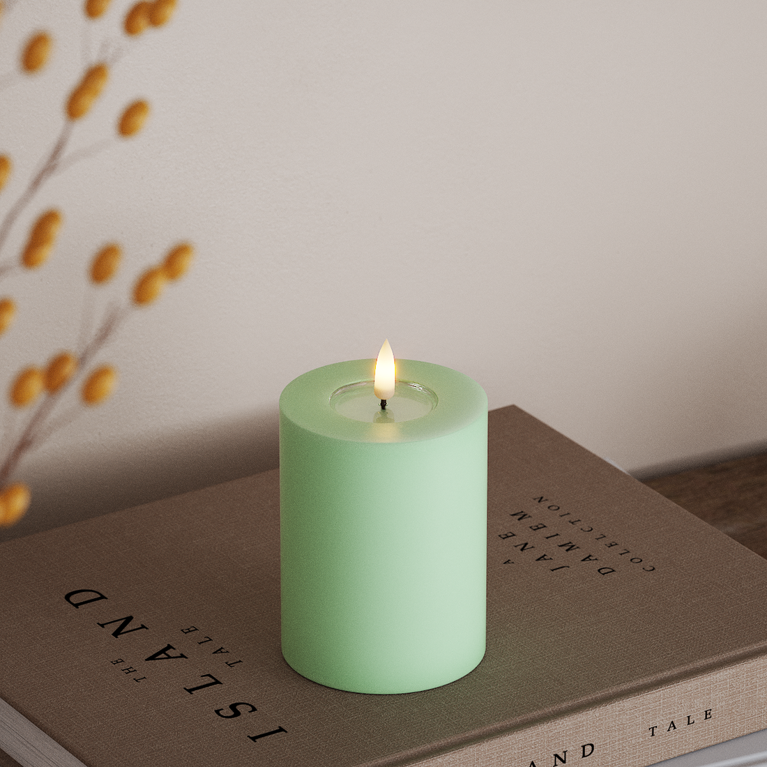 Deluxe Homeart LED plokkvalgusti Ø 7,5 x 10 cm Münt LED-ploki tuli 4