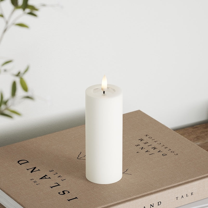 Deluxe Homeart LED blokové světlo Ø 5 x 12,5 cm Bílá