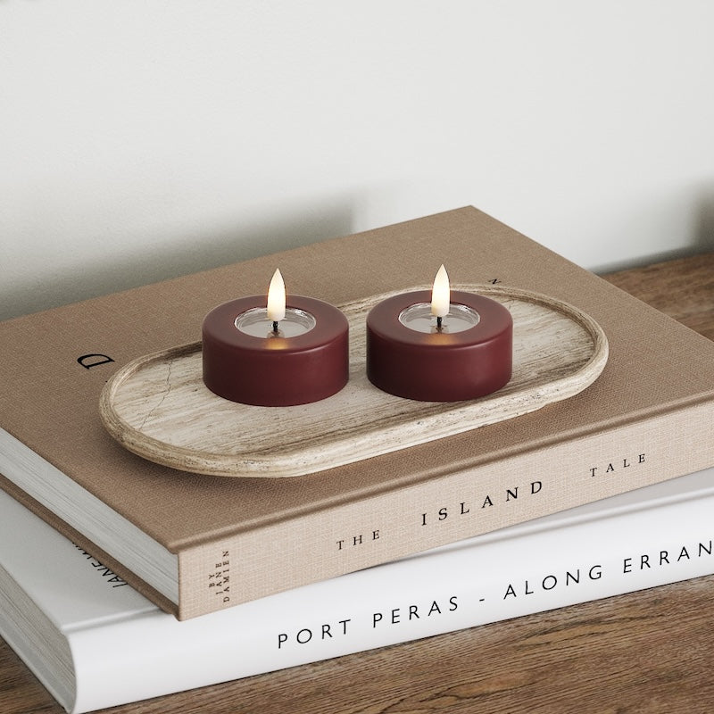 Deluxe Homeart Ρεσώ LED Jumbo 2 τεμ. (Μεγάλο) Μόκα