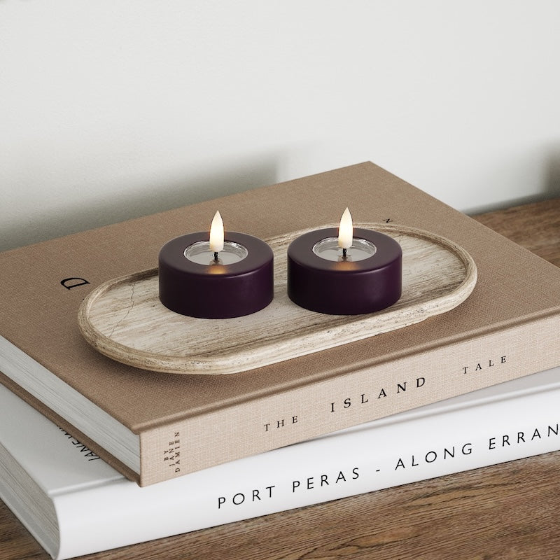 Deluxe Homeart LED Jumbo teeküünlad 2 tk. (Suur) Hall