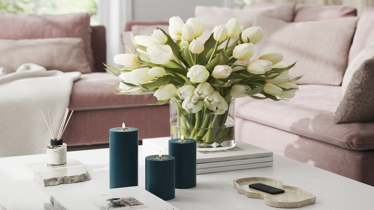 Naturlig tro LED Blokker lys med Wetlook ™ Design