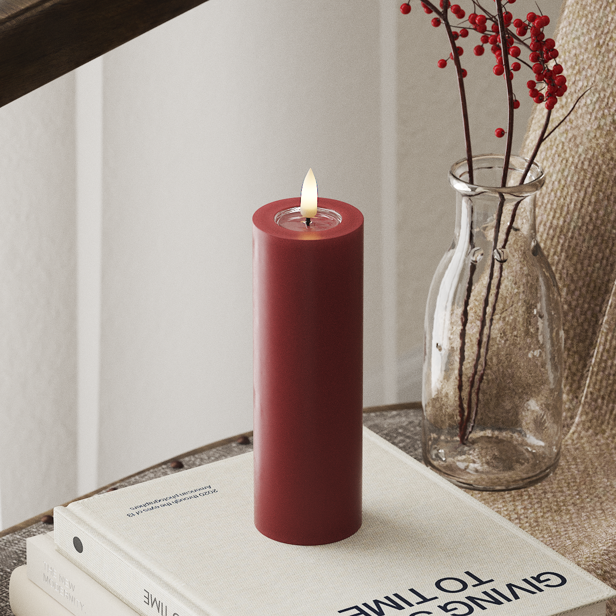 Deluxe Homeart LED plokkvalgusti Ø 5 x 15 cm Bordoo LED-ploki tuli 4