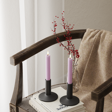 Deluxe Homeart LED φωτιστικό κορώνας 2 τμχ, Ø 2 x 15 cm Λεβάντα Φως κορώνας LED 4