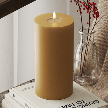 Deluxe Homeart LED Bloklys Ø 10 x 20 cm Karry LED bloklys 4