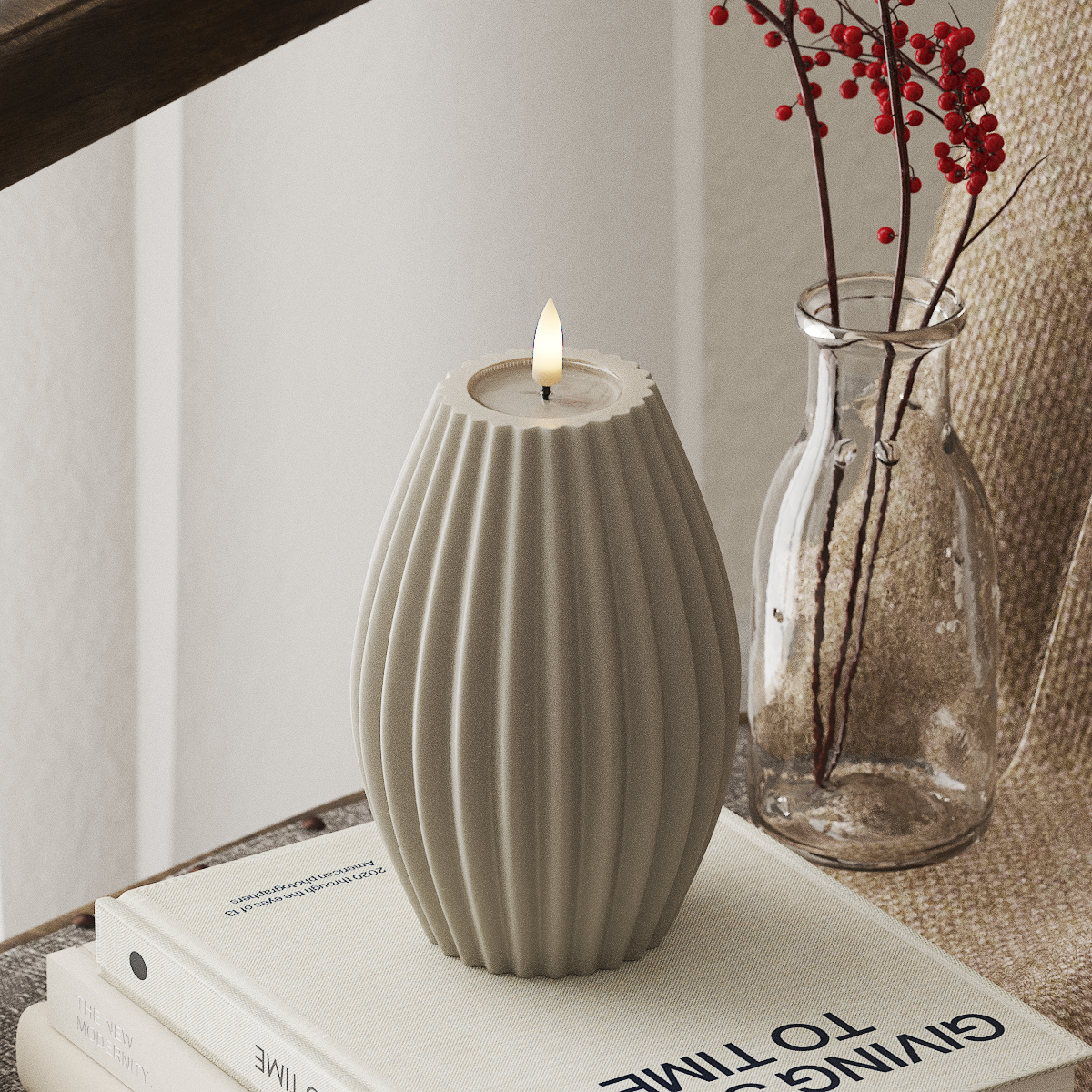 Deluxe Homeart LED drážkové světlo D 10 x V 15 cm Písková LED drážkové světlo 4