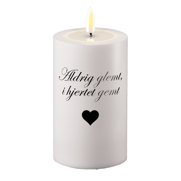 Φως τάφου LED Ποτέ δεν ξεχνιέται στην καρδιά Deluxe Homeart 1