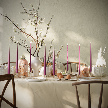 Deluxe Homeart Πακέτο LED Candle Light - Βιολετί - 8 τεμ. κεριά 38 cm συσκευασία 1